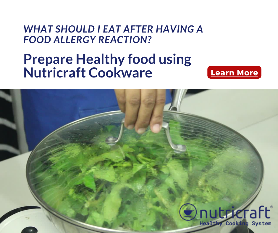 What should I eat after having a food allergy reaction?