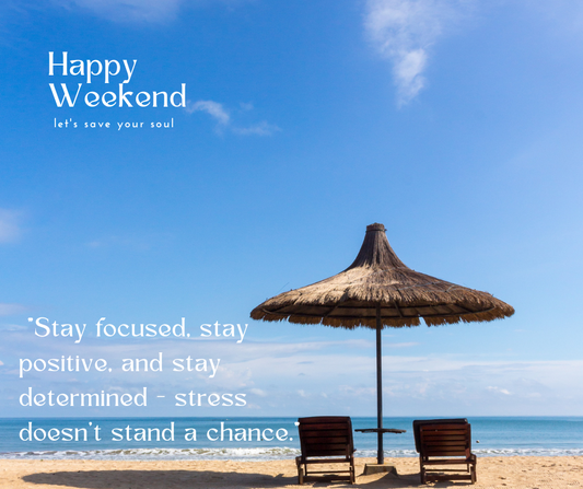 Keeping a positive and determined mindset is crucial to overcoming stress. Stay focused and don't let stress get in your way.