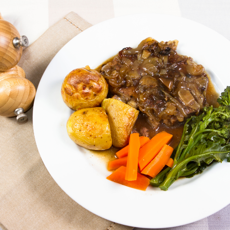 Braised Steak with Vegetables Recipe