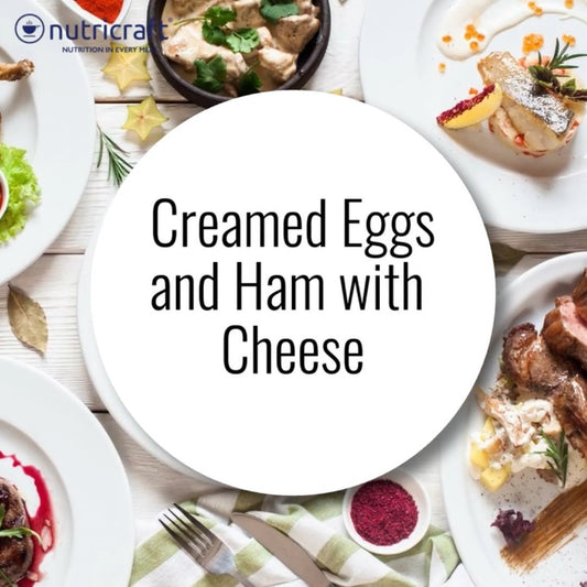 Creamed Eggs and Ham with Cheese