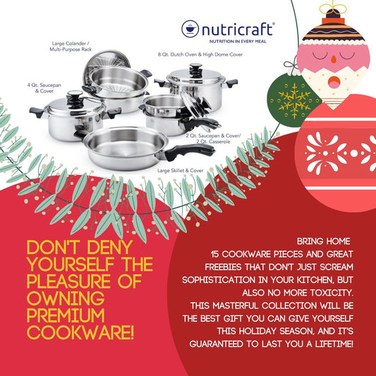 Don't deny yourself the pleasure of owning premium cookware!