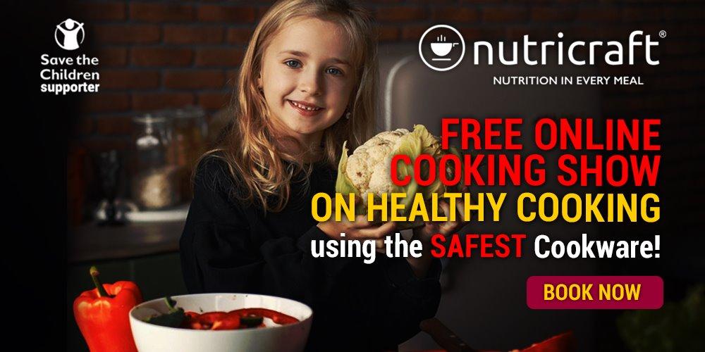 Free Online Cooking Show on Healthy Cooking using the SAFEST Cookware!