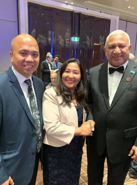 Nutricraft Founders Richard and Judith Viado with the Prime Minister of Fiji