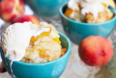 Stove Top Peach Cobbler